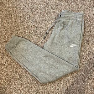 Grey Nike sweatpants